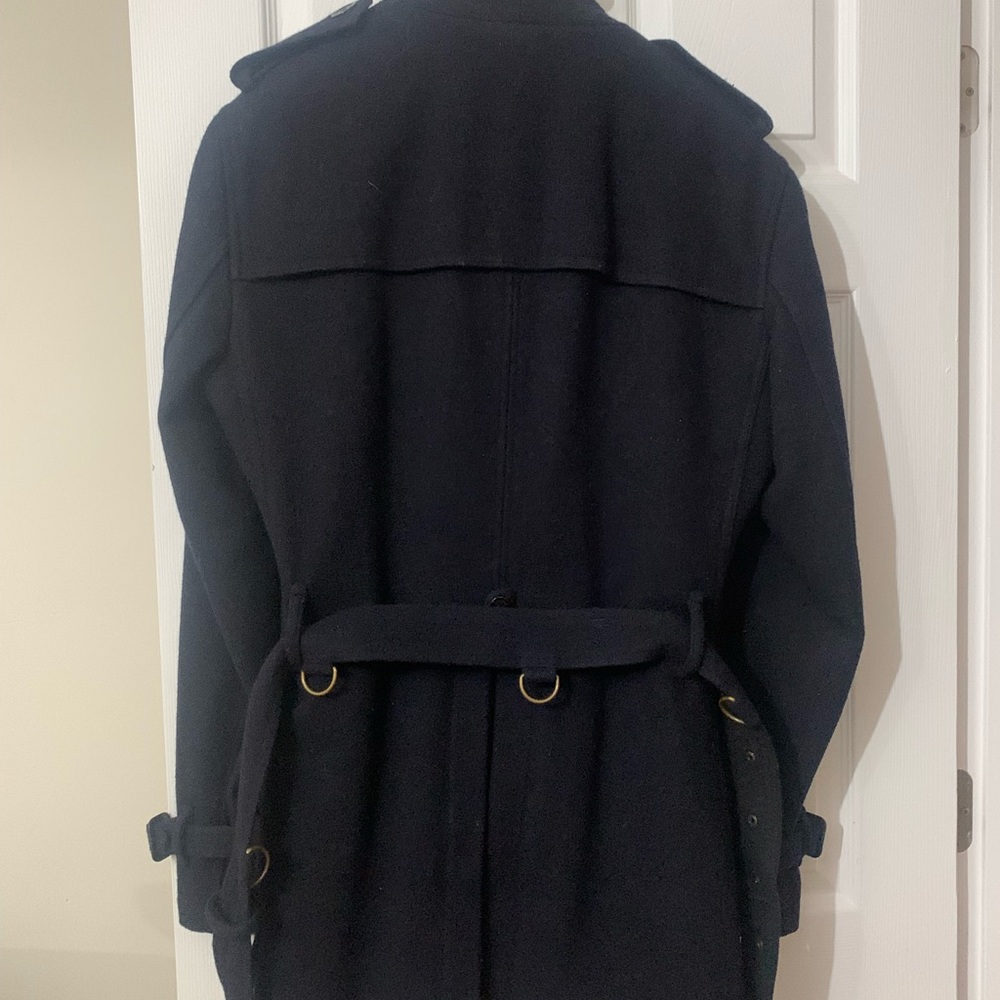 Burberry Brit men's navy wool coat size L - Picture 14 of 16